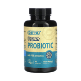 Deva, Vegan Probiotic with FOS Prebiotic, 90 Vegan Caps